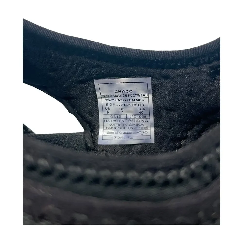 Chaco Outcross Evo 1 Womens 9 Black Water Hiking Shoes Closed Toe Trail Outdoors
